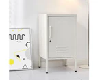 Bedside Tables Artiss Artissin Metal Locker Storage Shelf Filing Cabinet Cupboard Bedside Table Yellow