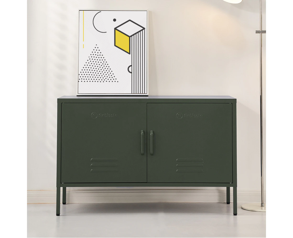 ArtissIn Buffet Sideboard Metal Cabinet - BASE Green