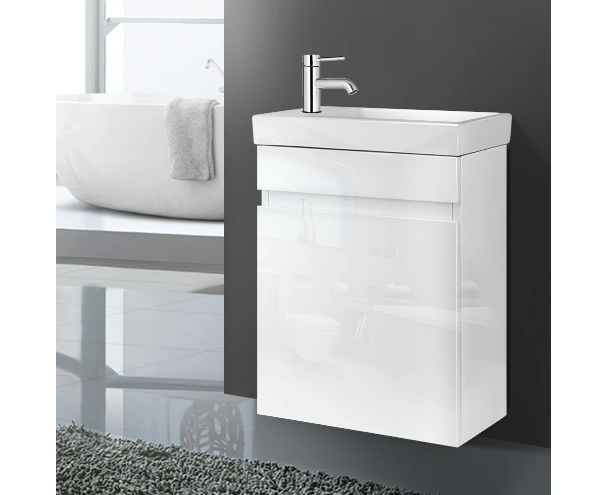 Cefito Vanity Unit 400mm with Basin White