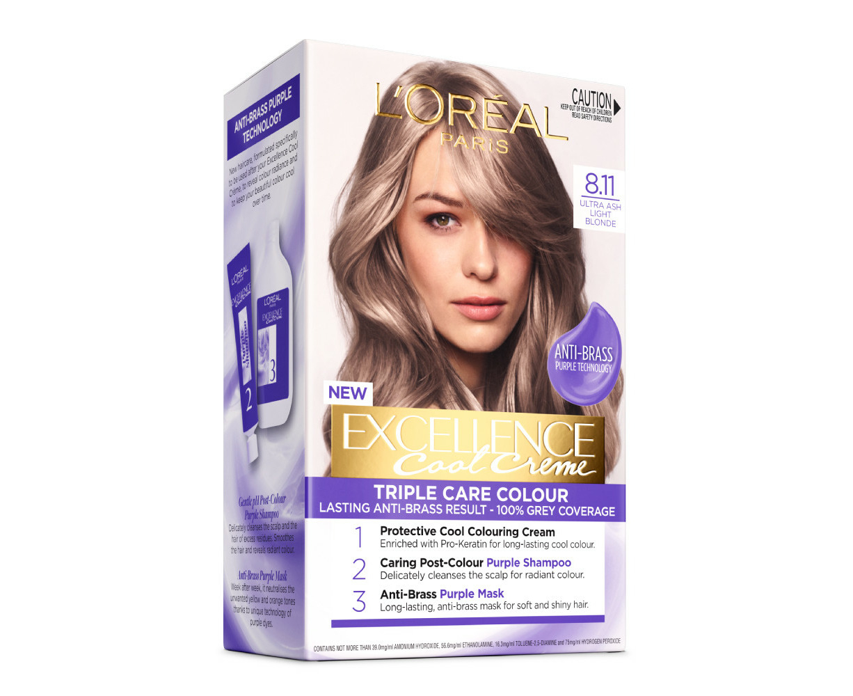 loreal excellence cool creme 8.11 ultra ash light blonde