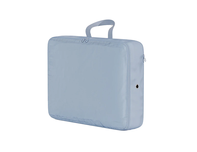 Compression Storage Bag Travel Packing Cube Seasonal Clothes Organizer Bag-Blue