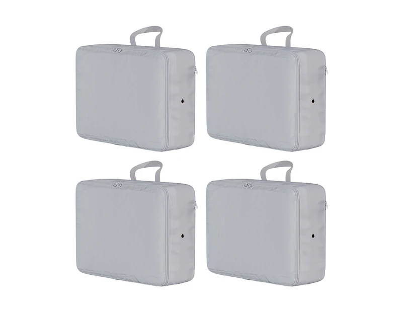 Compression Storage Bag Travel Packing Cube Seasonal Clothes Organizer Bag-Grey