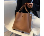 brown*Tote Bag Women  Bag with Zipper Fashion Small  Tote Handbag Purse Mini Hobo Crossbody Shoulder bag