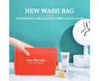 Orange*Cosmetic Bag Toiletry Bag Makeup Travel Organizer for Accessories Travel Bag