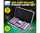 Party Central 300 CHIP Deluxe Poker Game Set & Case Ultimate Set Game Night Fun