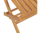 vidaXL Folding Garden Chairs 4 pcs 47x47x89 cm Solid Wood Teak