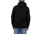 Caterpillar Triton Block Hoody Hooded Sweat Hoodie Jumper - Black/Yellow