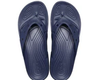 Crocs Mens Classic Flip Flops Comfortable Lightweight Sandal- Navy