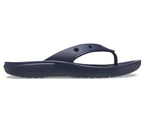 Crocs Mens Classic Flip Flops Comfortable Lightweight Sandal- Navy