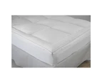 Ardor 2000GSM Queen Bed Mattress Topper Standard Microfibre Home Bedding White
