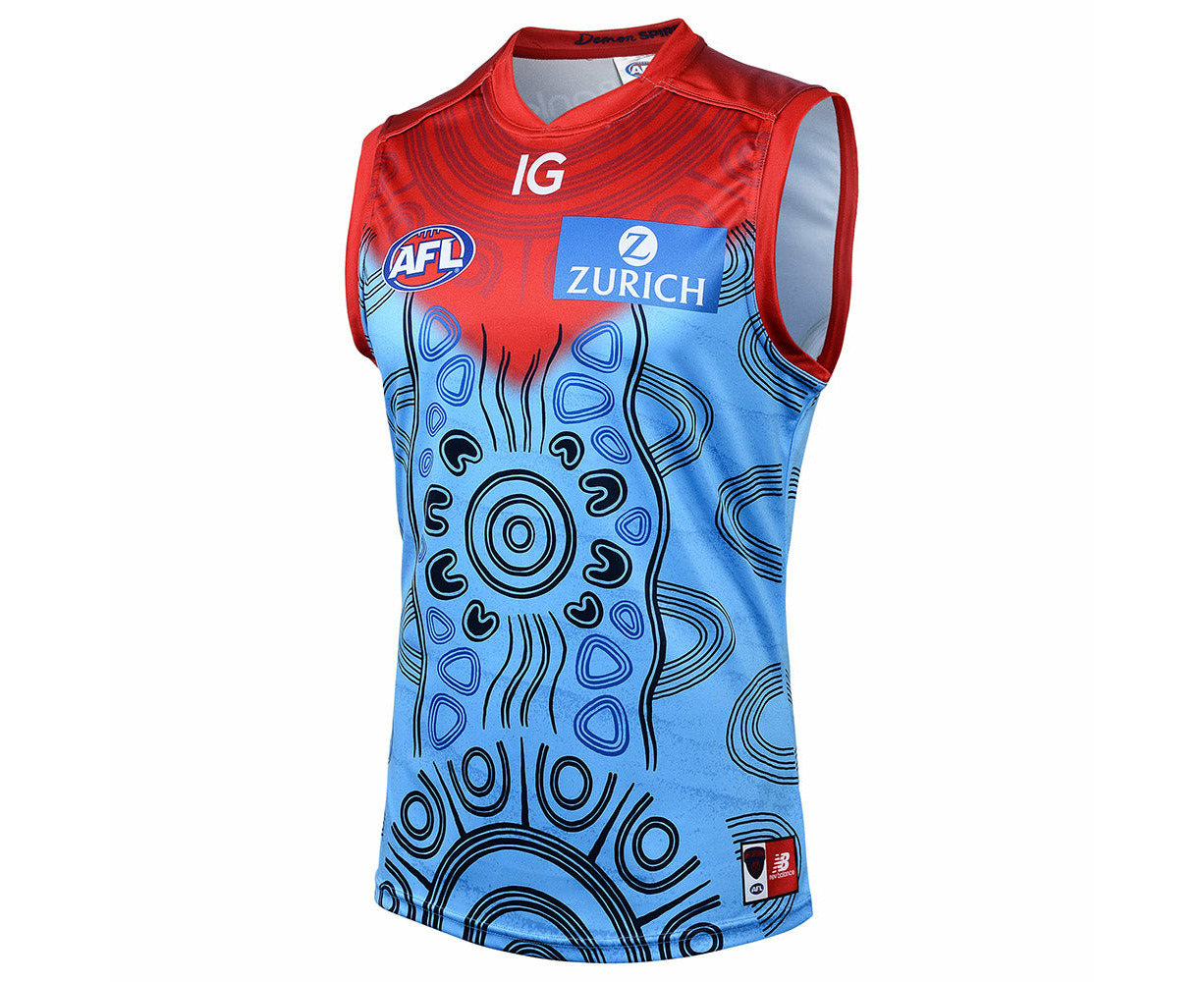 Melbourne Demons 2023 Authentic Mens Indigenous Clash Guernsey | Catch ...