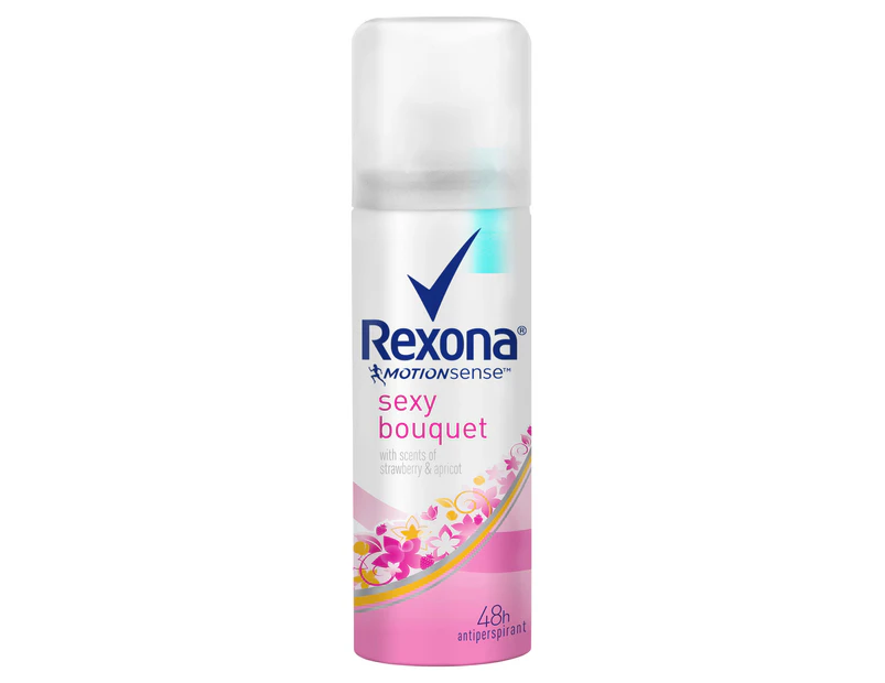 Rexona Women Antiperspirant Aerosol Deodorant Sexy Bouquet with sweat and odour control for up to 48 hours 50ml 1