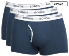 Bonds Men's Guyfront Trunks 3-Pack - Navy