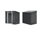 Giantz Garden Shed 1.94x1.21M w/Metal Base Sheds Outdoor Storage Tool Steel House Sliding Door