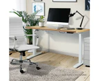 Oikiture 150cm Desk Top Electric Desk Board Computer Table OAK