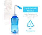 Nasal Rinse Bottle BPA Free Nasal Washer for Adults and Children - Nasal Care Rhinitis Nasal Allergies and Colds Care
