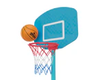 Swingball First Adjustable Basketball Hoop w/Light Blue Base Kids 3y+