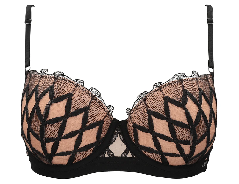 Me. by Bendon Suit Yourself Contour Balconette Bra - Black/Tuscany