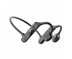 Bone Conduction Headphones Wireless Bluetooth 5.0 Sweatproof Sport Earphone Black