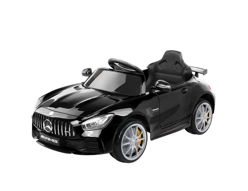 Kids Electric Ride On Car Mercedes-Benz AMG GTR Licensed Toy Cars 12V Black
