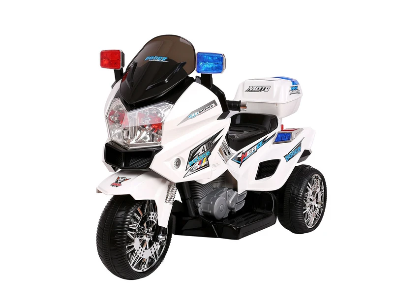 Rigo Ride On Motorbike Electric Car Police BMW S1K