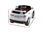 Rigo Kids Electric Ride On Car SUV BMW-Inspired X5 Toy Cars Remote 6V White