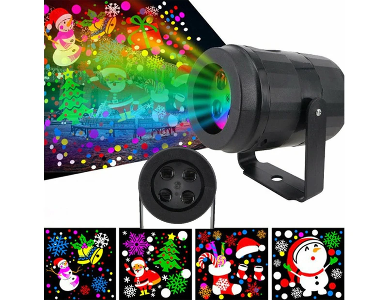 Christmas Projector LED Light Rotating Stage Light