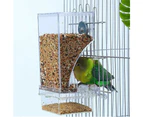 1Pcs No Mess Bowl Auto Cage Bird Feeder Cup Automatic Parrot Canary Cockatiel