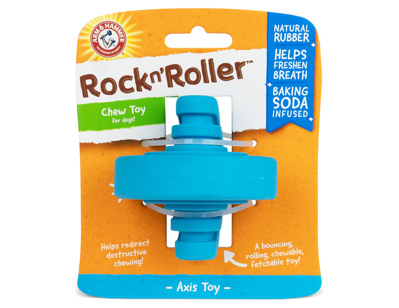 Arm & Hammer Rock N' Roller Axis Chew Dog Toy