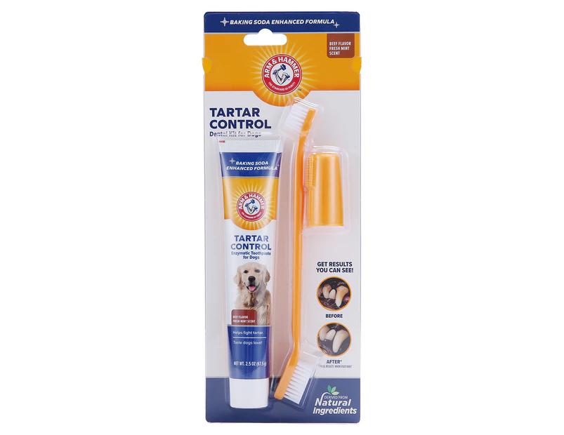 Arm & Hammer 3-Piece Tartar Control Dental Kit for Dogs