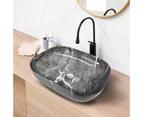 Bathroom sink Ceramic Basin Marble Art Vanity Sink hand wash bowl Rectangle