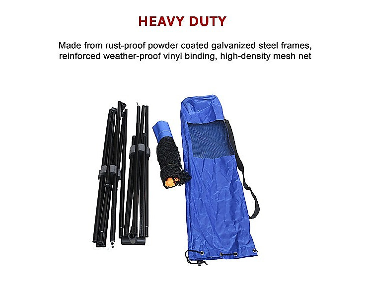 6 Meters Portable Foldable Mini Tennis Net Post Set Catch .au