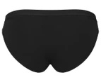 Underworks Women's Bikini Briefs 3-Pack - Black
