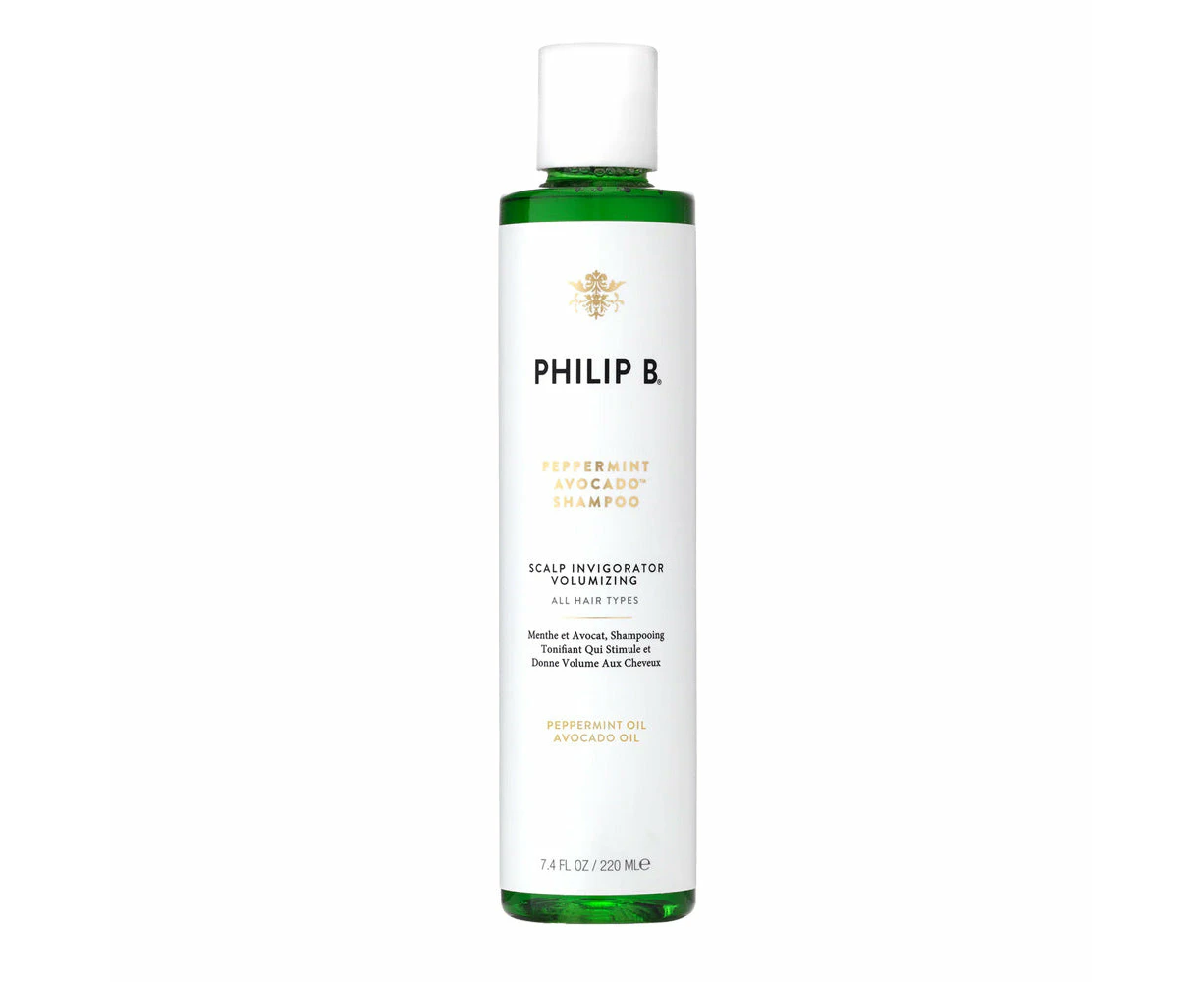 Philip B Peppermint Avocado Shampoo (Scalp Invigorator Volumizing  All Hair Types) 220ml/7.4oz