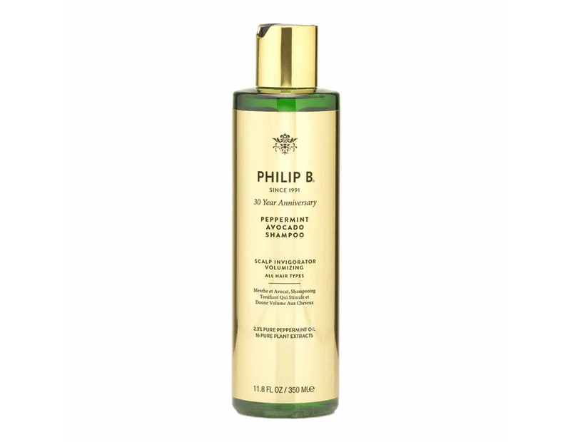 Philip B. Peppermint Avocado Shampoo 350ml Limited Edition 30 Year Anniversary