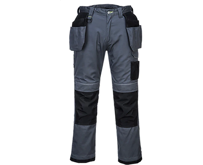 Portwest PW3 Holster Work Pants - Grey/Black