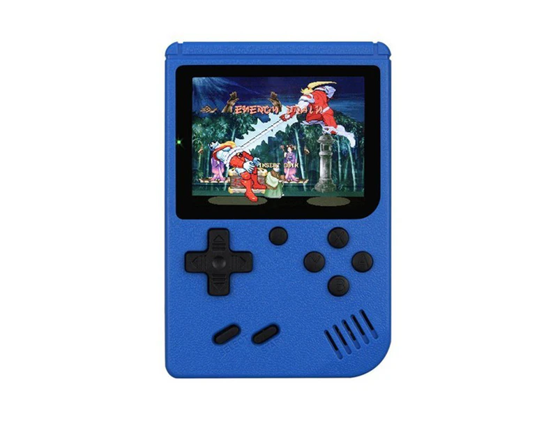 500 Games Retro Handheld Game Console 8-Bit 3.0 Inch Color LCD Kids Portable Mini Video Game Player -Blue