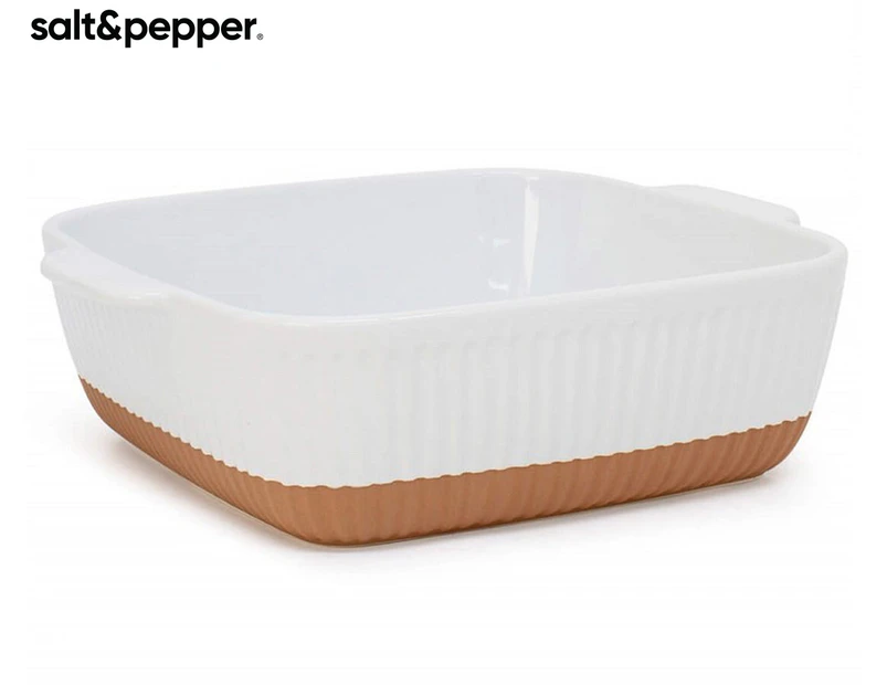 Salt & Pepper 24.5cm Amana Square Baking Dish - White