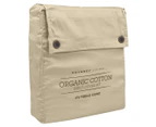 Odyssey Living Organic Cotton Quilt Cover Set - Linen