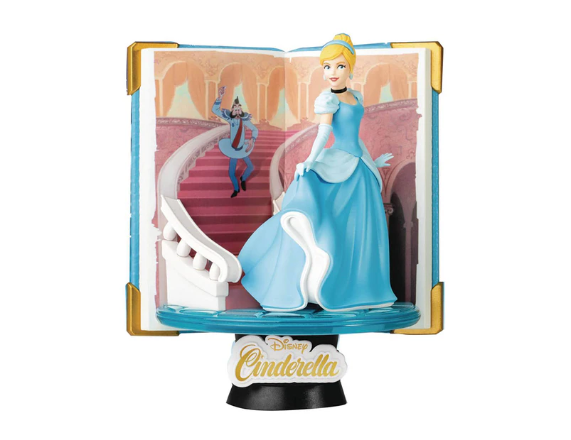 Disney Beast Kingdom D Stage Story Book Series Cinderella 6 inch Statue