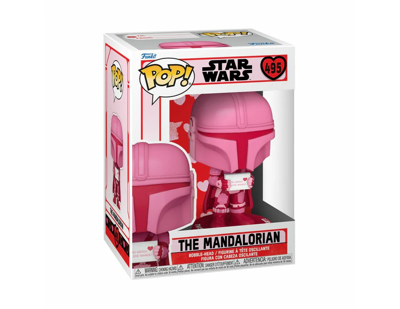 Star Wars: The Mandalorian - Mandalorian Valentine #495 Pop! Vinyl