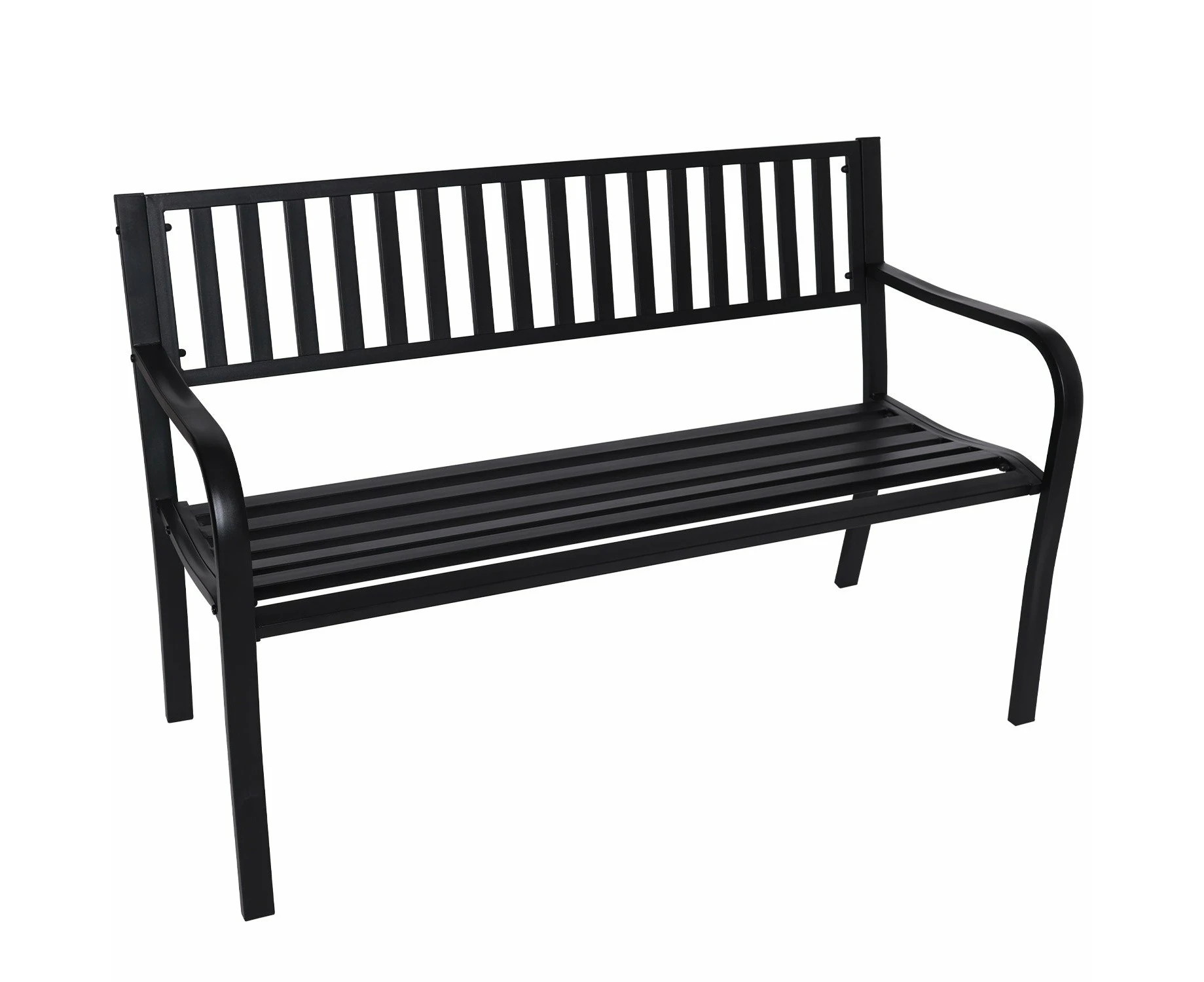 Wallaroo Steel Outdoor Garden Bench - Modern