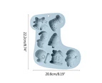 Cake Silicone Mold Pastries Chocolate Mould Candy Soap Mold DIY Baking Tool - Blue