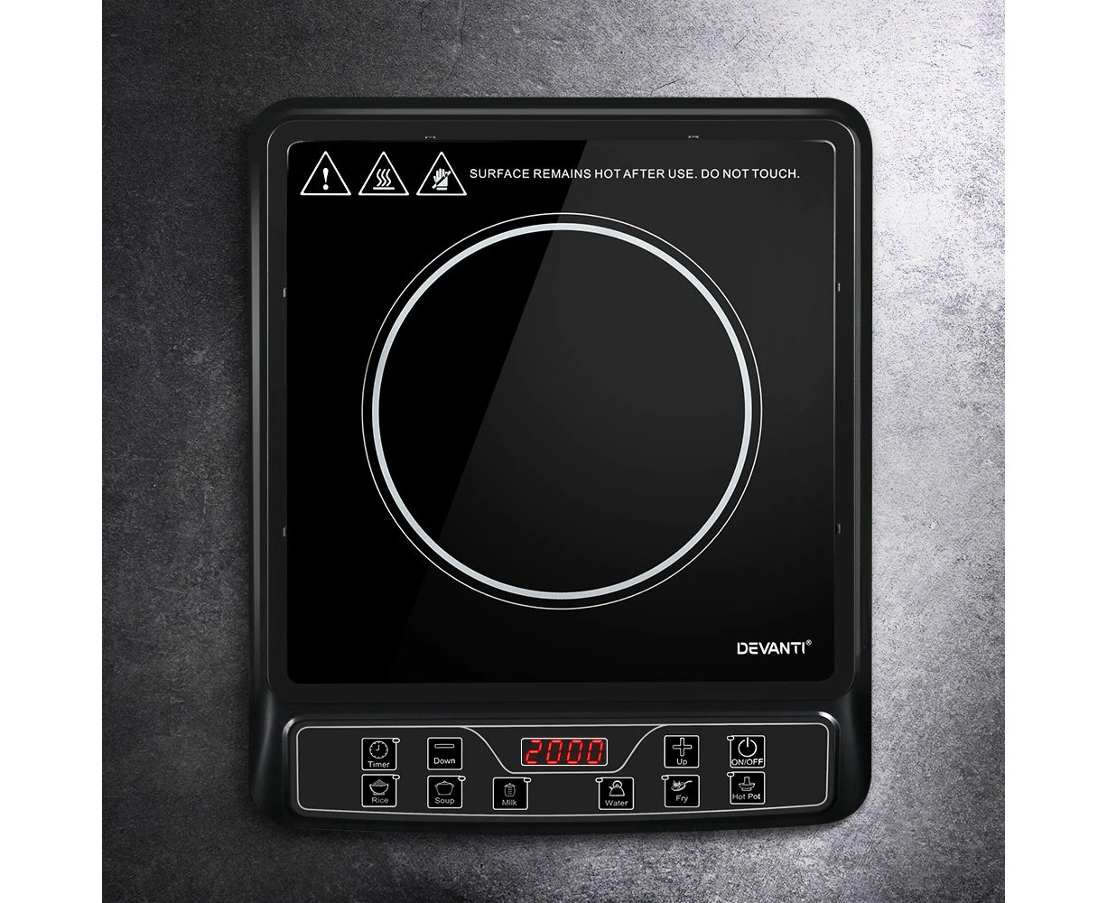 Devanti Induction Cooktop 30cm Portable Cooker