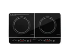 Cooktops Devanti Electric Induction Cooktop 60Cm Portable Kitchen Ceramic Glass Cooker