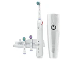 Oral-B SMART 5500 Electric Toothbrush +3 Refills with Travel Case - White