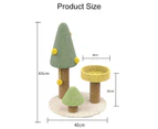 Miserwe PineTree Cat Tree for Indoor Cats Tower Sisal Scratching Post