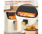 Advwin 8L Digital XXL Air Fryer, Oil-Less Air Fryer, 8 Presets Healthy Electric Cooker LED Touch Digita Screen Kitchen Oven | Nonstick Beige Air Fryer