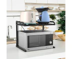 Microwave Oven Rack Shelf 2-Tier Expandable Storage Rack