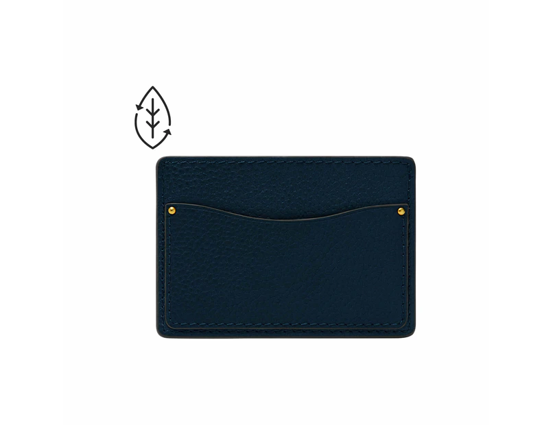 Fossil Anderson Navy Blue Card Case ML4575406